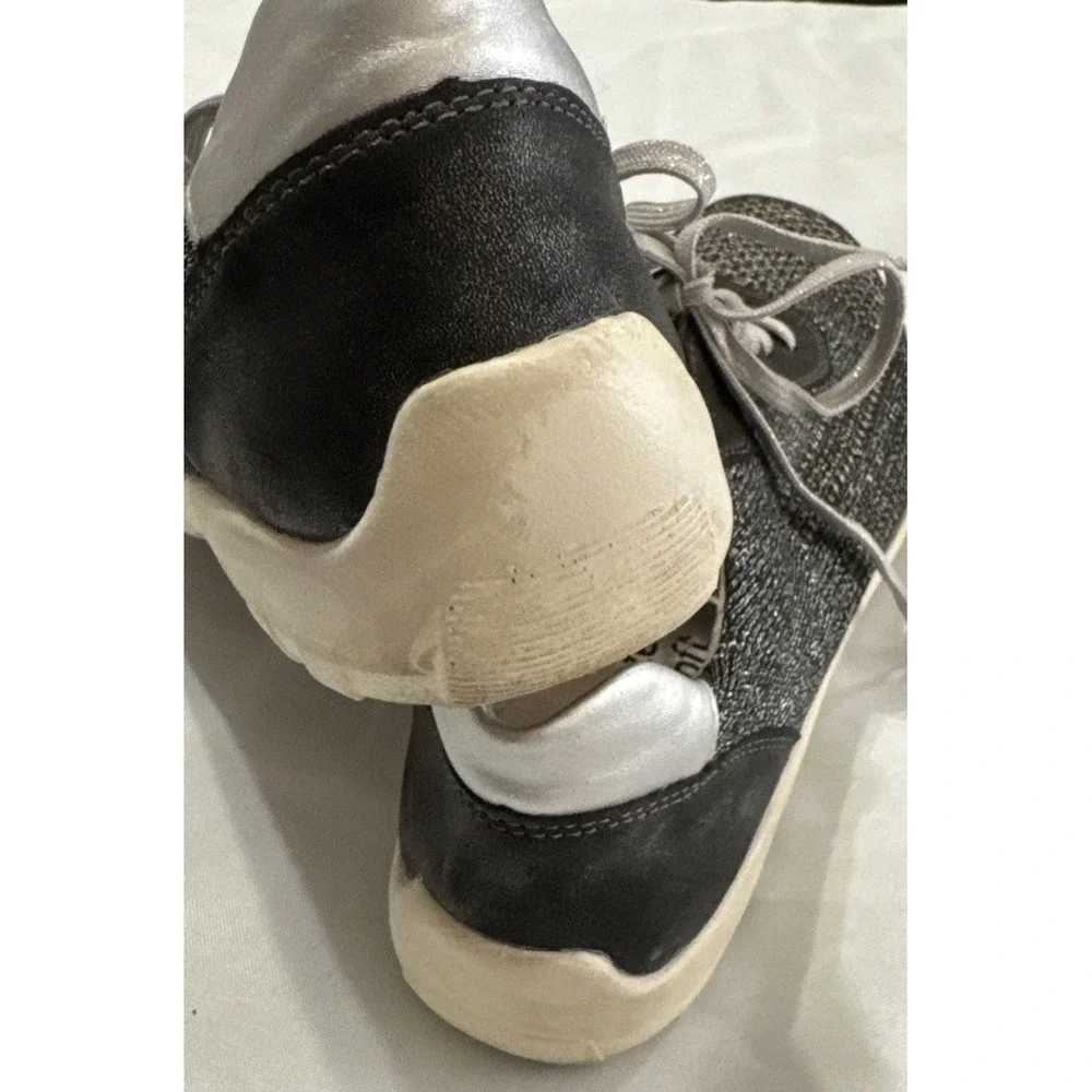 Remonte Soft Knit Sneakers Women Sz 7 Gray Comfort Walking Casual Coastal Chic